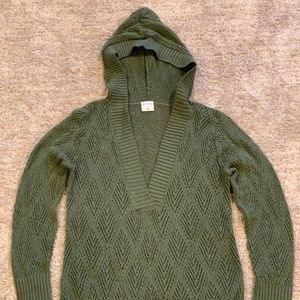 Motherhood Maternity Green Hoodie Sweatshirt - S